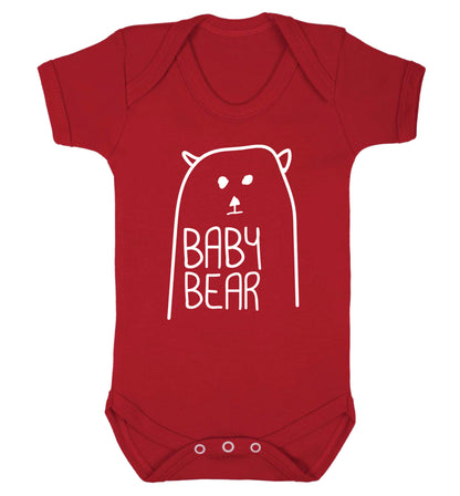 Baby bear Baby Vest red 18-24 months