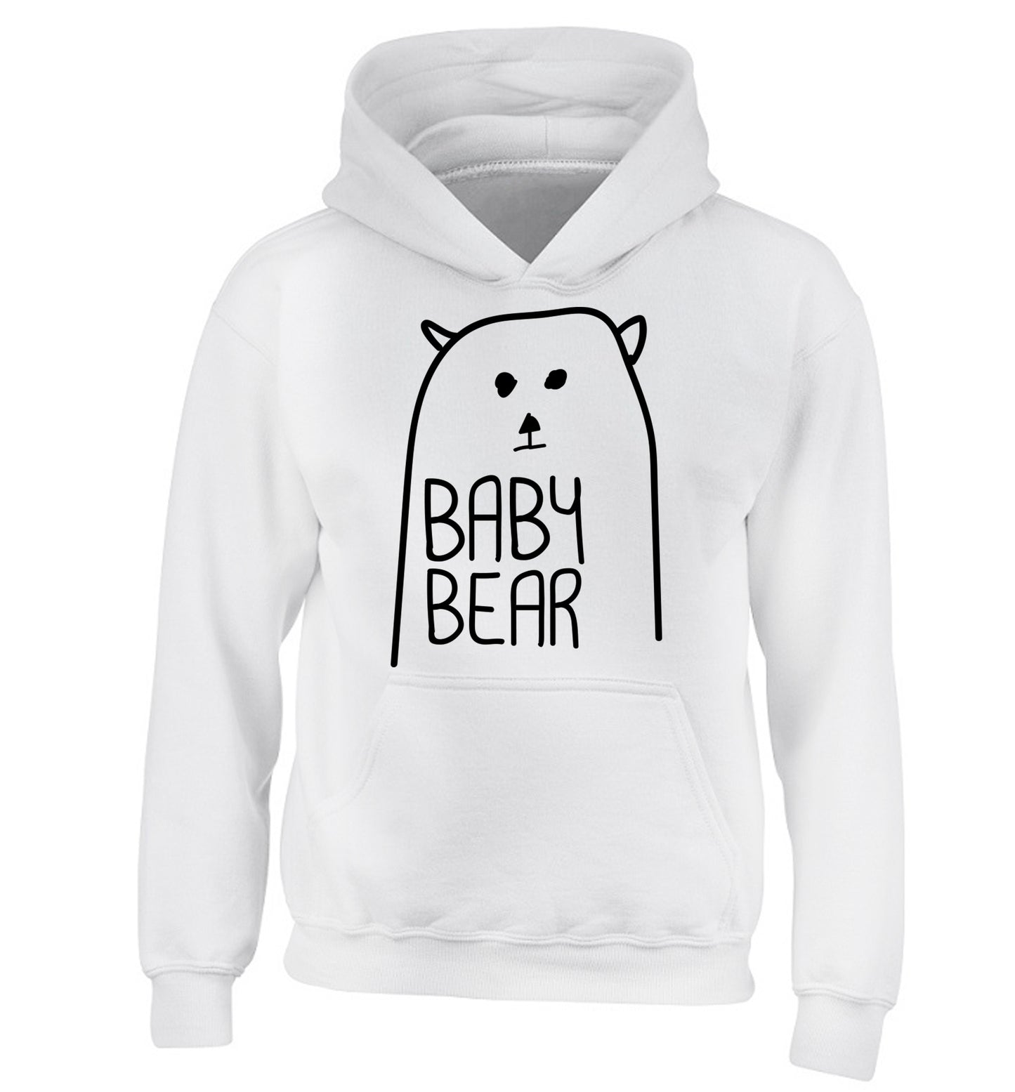 Baby bear children's white hoodie 12-13 Years