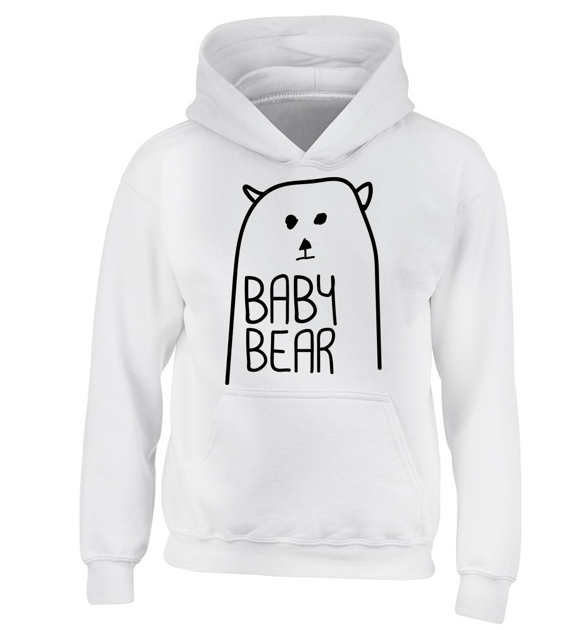 Baby bear children's white hoodie 12-13 Years