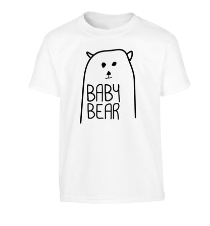 Baby bear Children's white Tshirt 12-13 Years