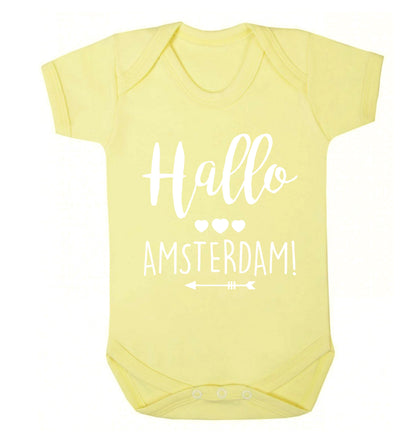 Hallo Amsterdam Baby Vest pale yellow 18-24 months