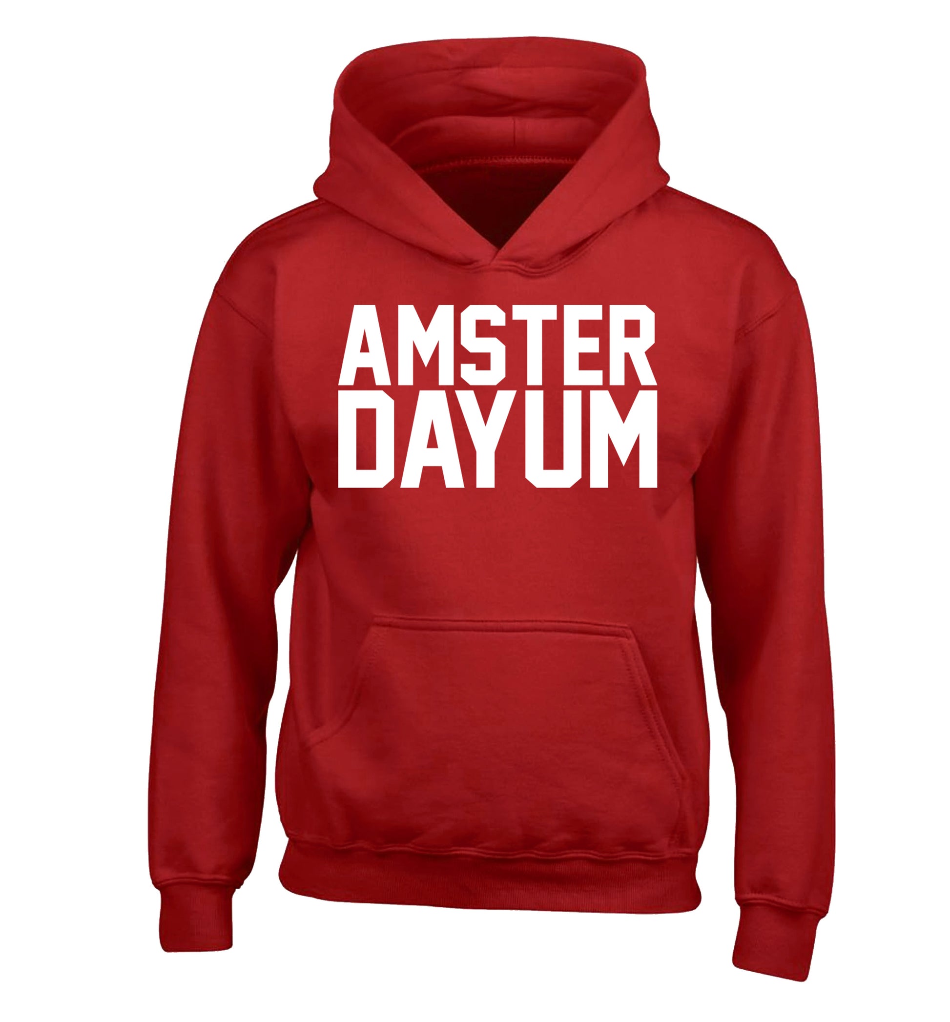 Amsterdayum children's red hoodie 12-13 Years