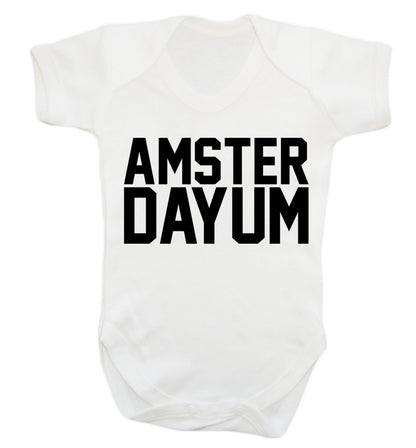 Amsterdayum Baby Vest white 18-24 months