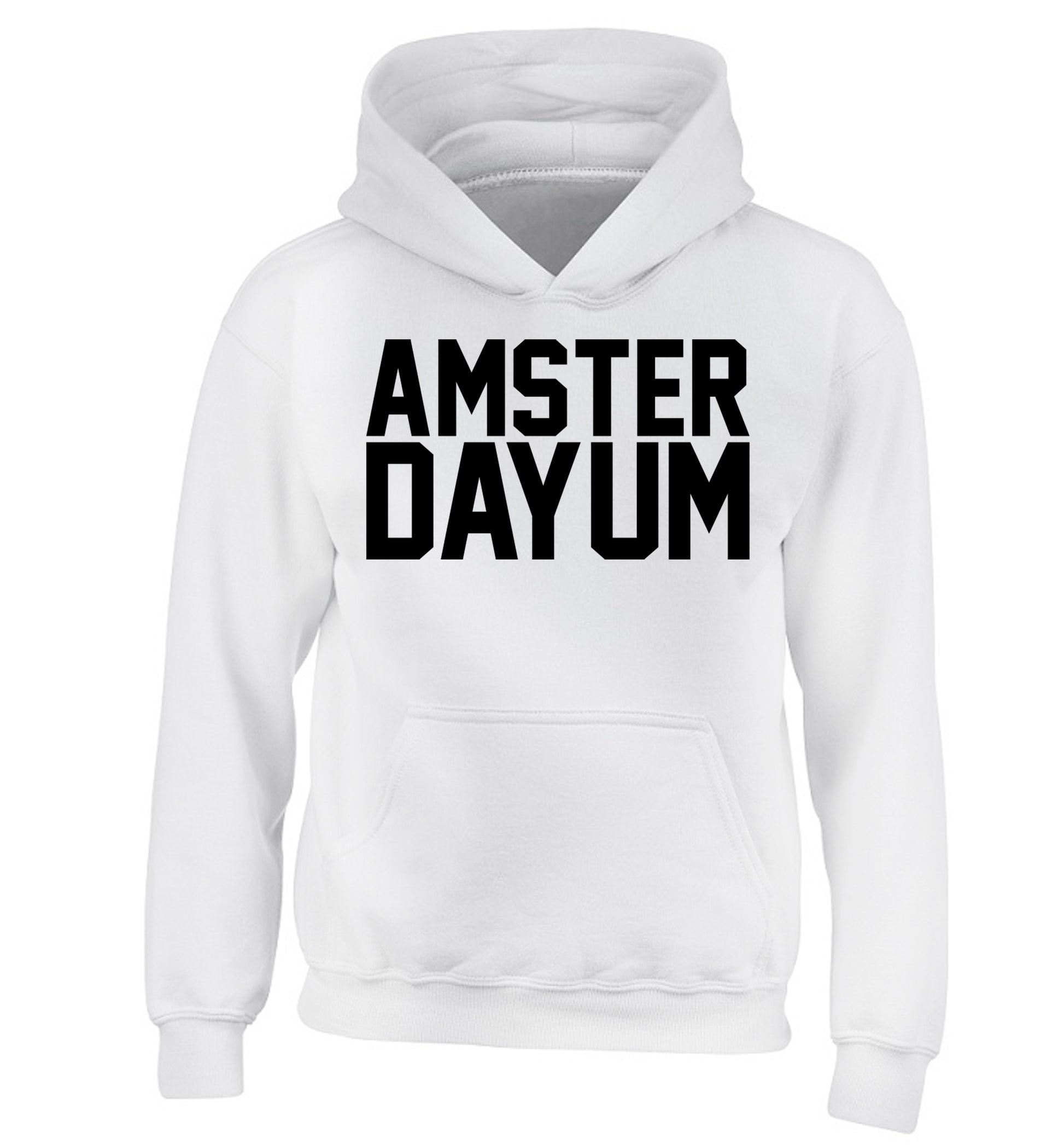 Amsterdayum children's white hoodie 12-13 Years