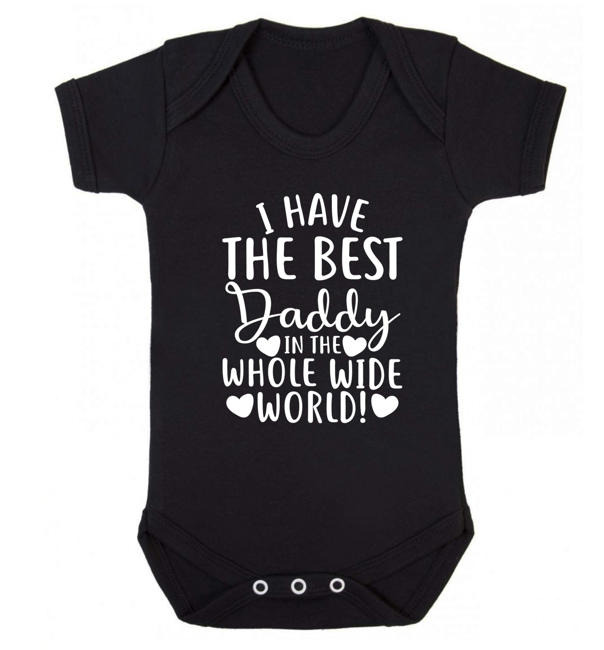 I have the best daddy in the whole wide world Baby Vest black 18-24 months