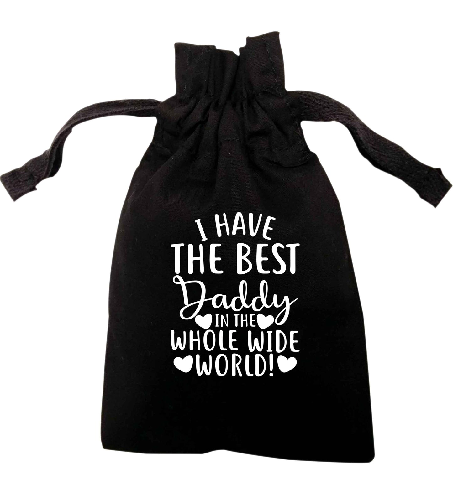 I have the best daddy in the whole wide world | XS - L | Pouch / Drawstring bag / Sack | Organic Cotton | Bulk discounts available!