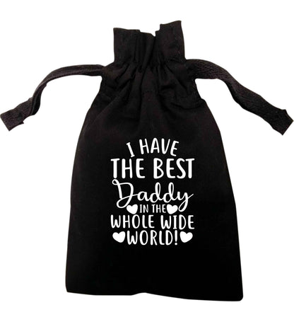 I have the best daddy in the whole wide world | XS - L | Pouch / Drawstring bag / Sack | Organic Cotton | Bulk discounts available!