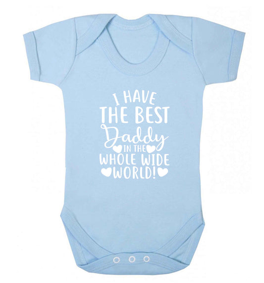 I have the best daddy in the whole wide world baby vest pale blue 18-24 months