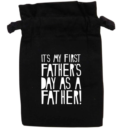 It's my first father's day as a father! | XS - L | Pouch / Drawstring bag / Sack | Organic Cotton | Bulk discounts available!