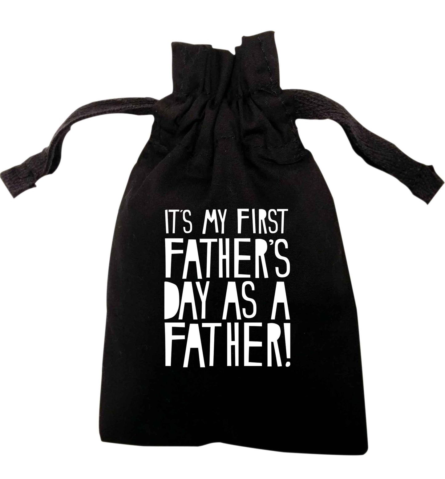 It's my first father's day as a father! | XS - L | Pouch / Drawstring bag / Sack | Organic Cotton | Bulk discounts available!