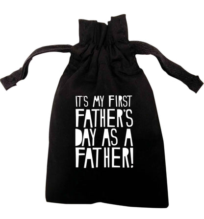 It's my first father's day as a father! | XS - L | Pouch / Drawstring bag / Sack | Organic Cotton | Bulk discounts available!