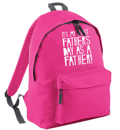 It's my first father's day as a father! pink adults backpack