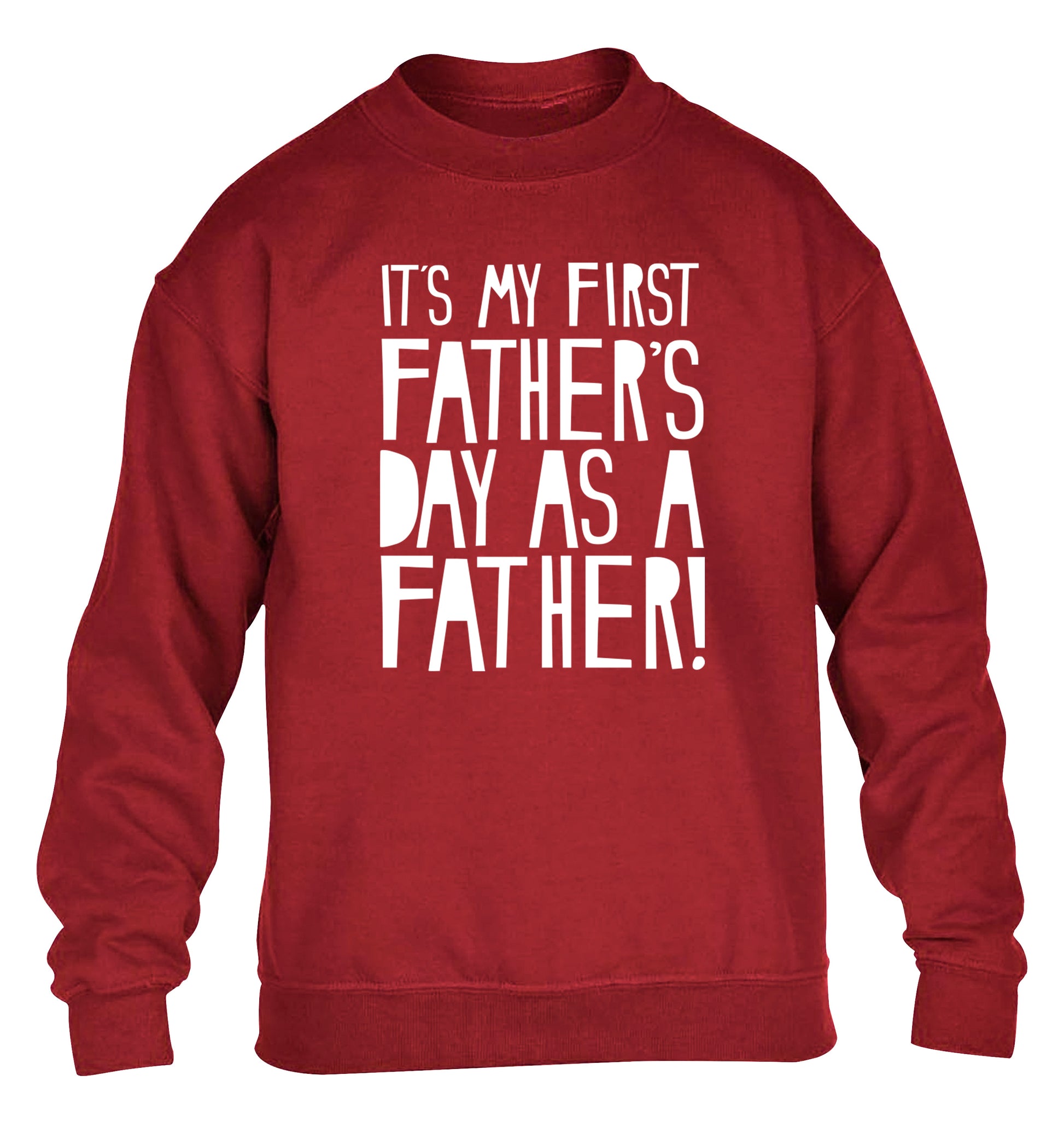 It's my first Father's Day as a father! children's grey sweater 12-13 Years