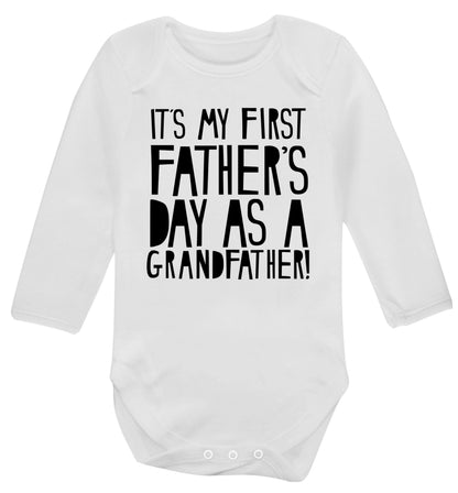 It's my first Father's Day as a Grandfather! Baby Vest long sleeved white 6-12 months