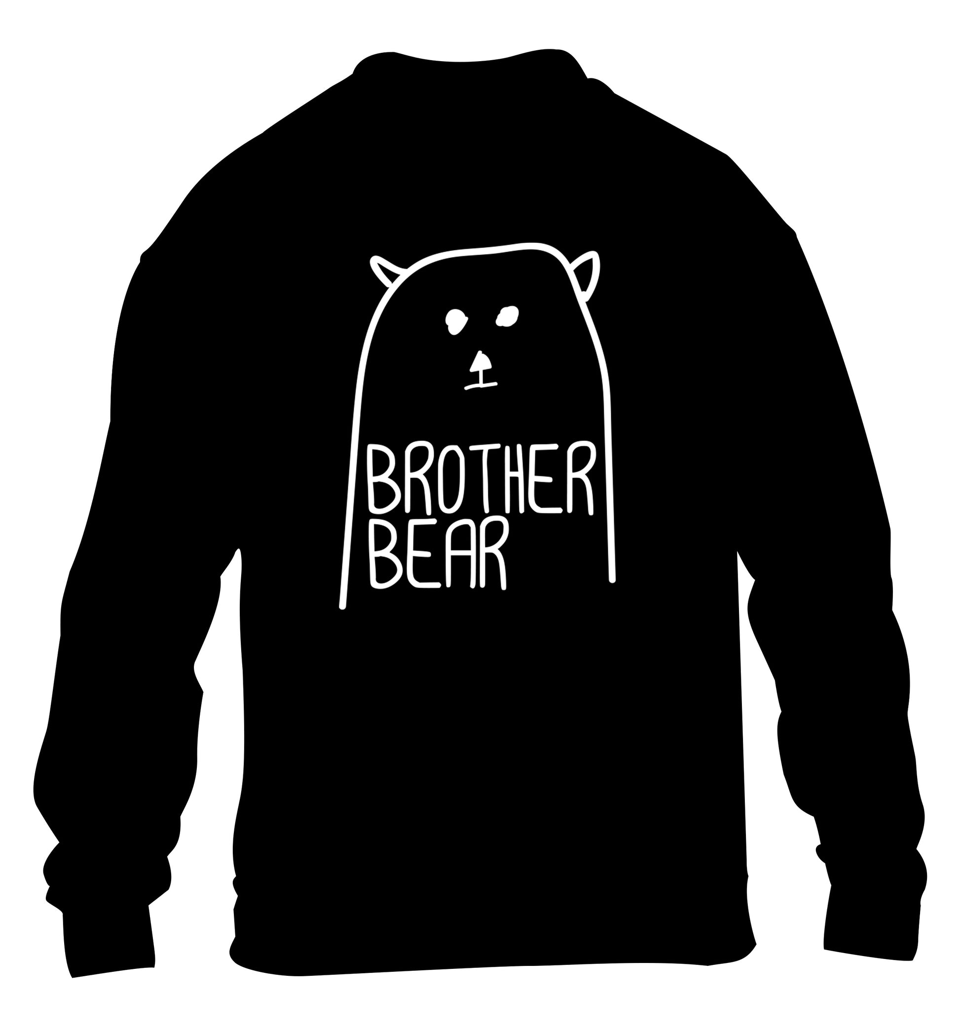 Brother bear children's black sweater 12-13 Years