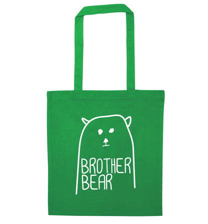 Brother bear green tote bag