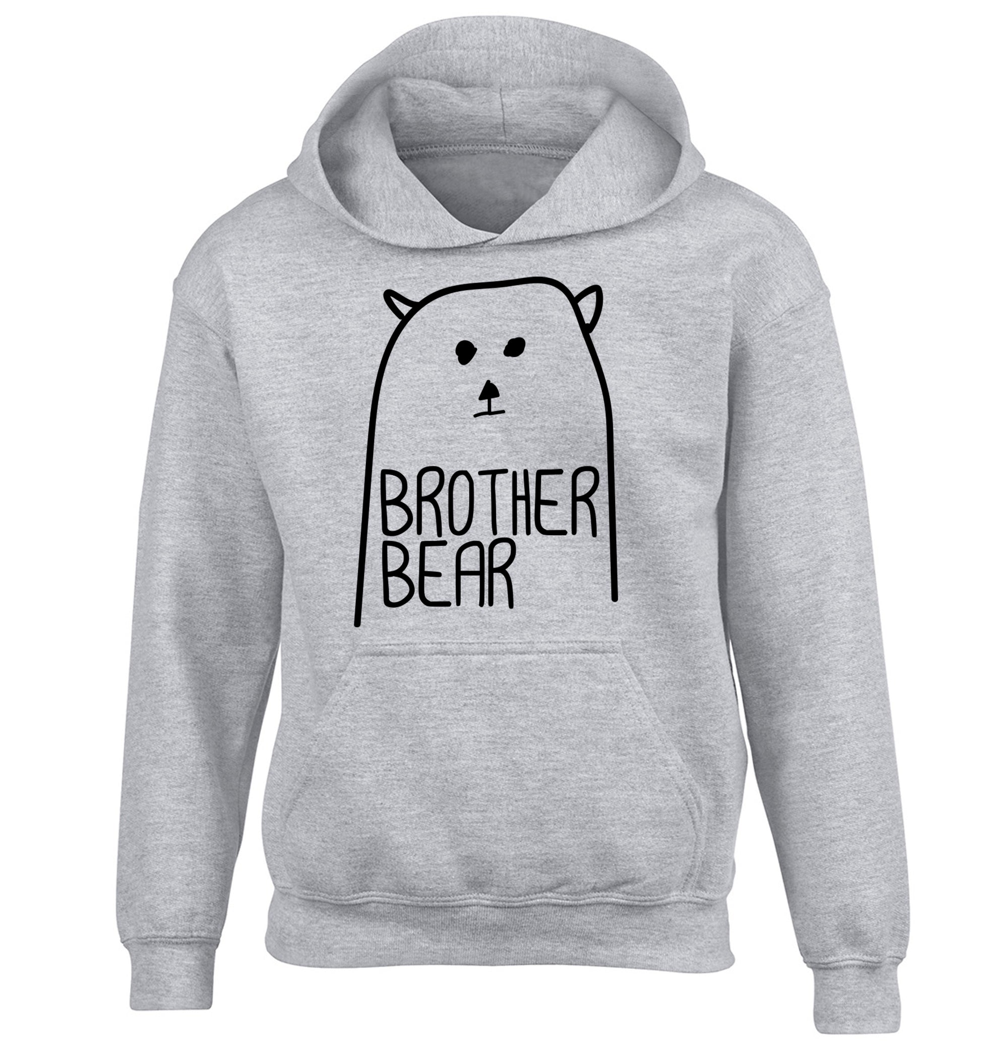 Brother bear children's grey hoodie 12-13 Years