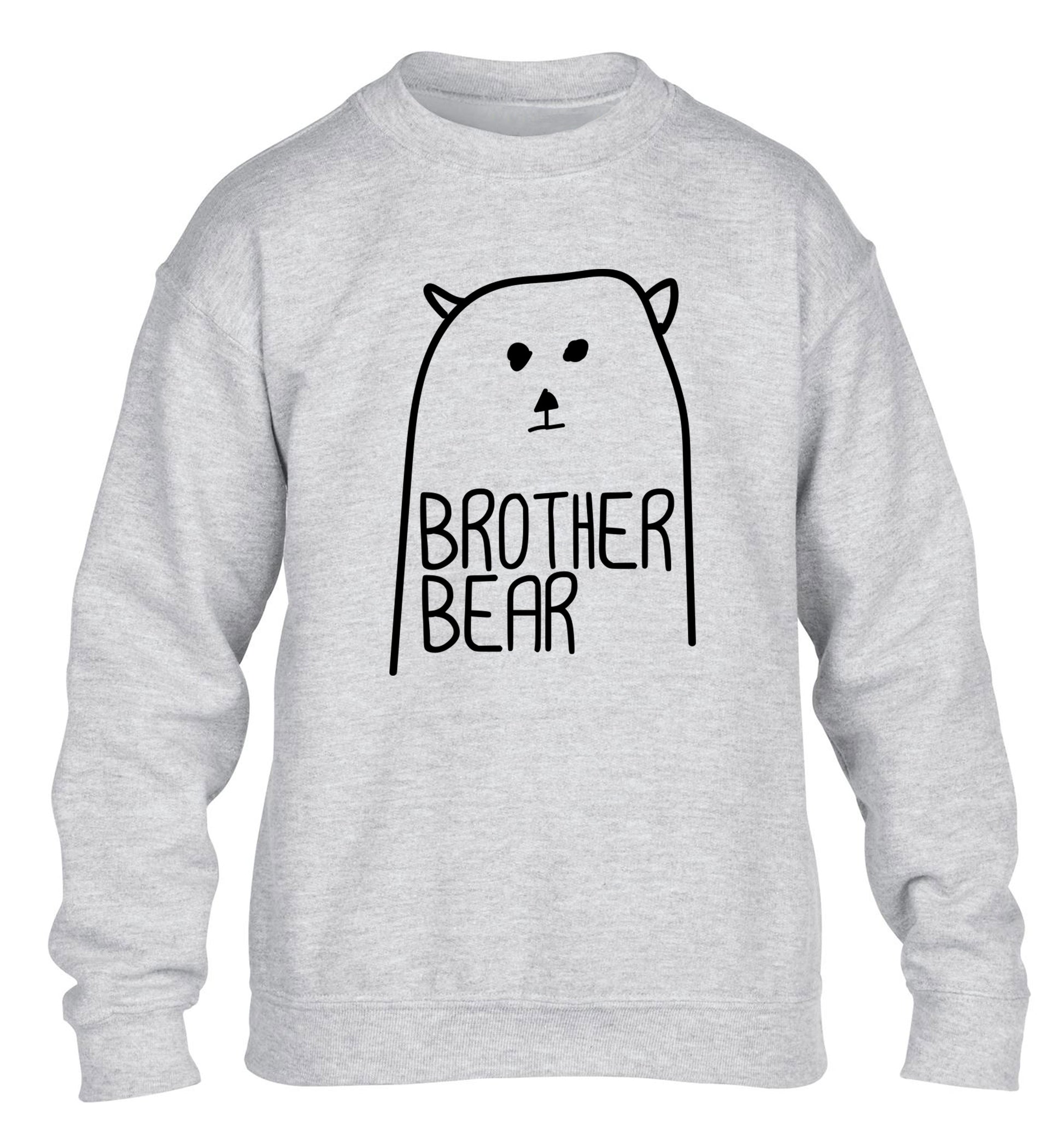 Brother bear children's grey sweater 12-13 Years
