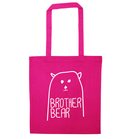Brother bear pink tote bag