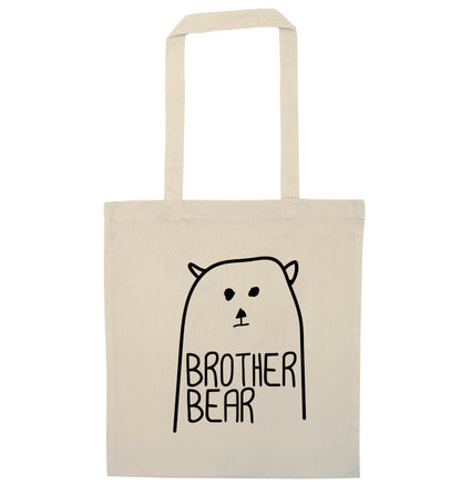 Brother bear natural tote bag