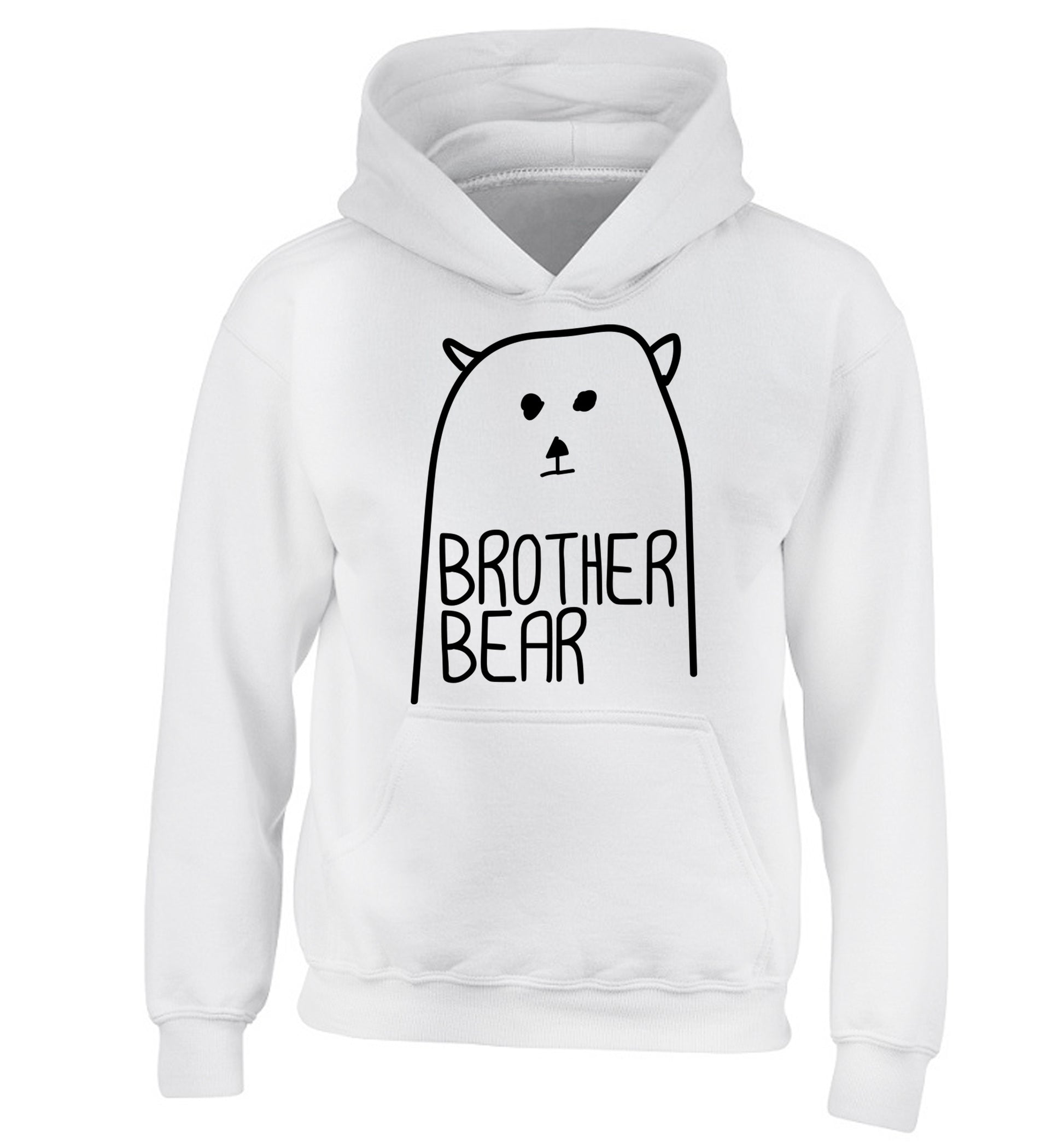 Brother bear children's white hoodie 12-13 Years