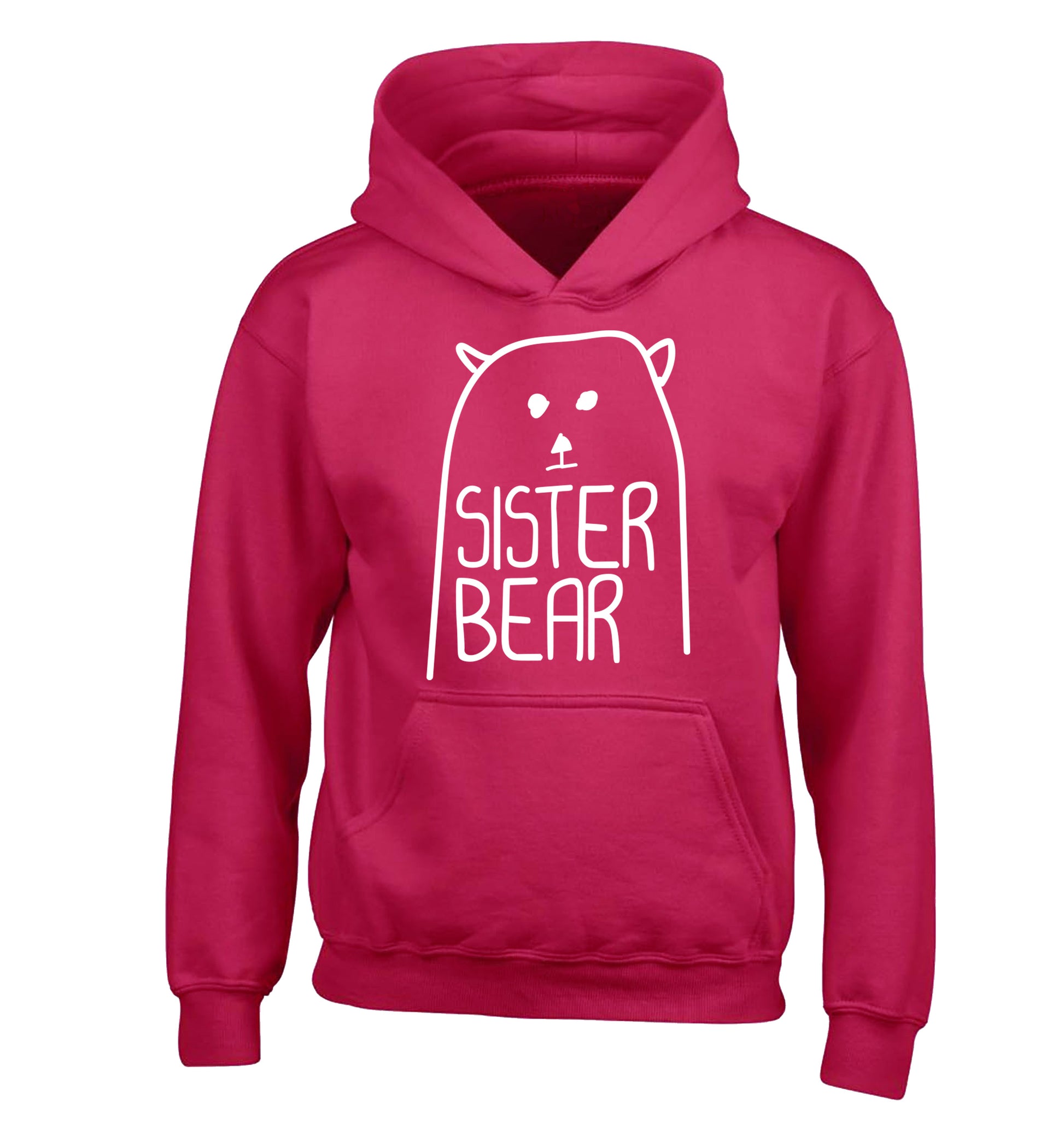 Sister bear children's pink hoodie 12-13 Years