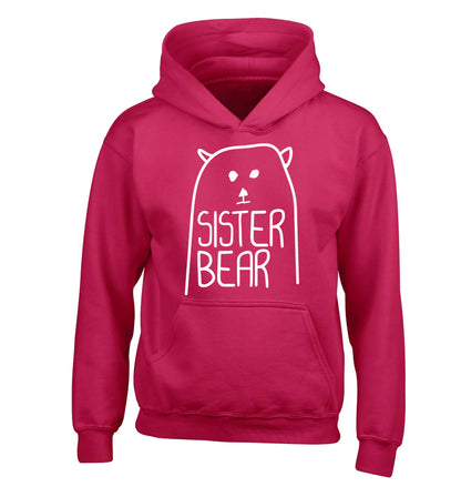 Sister bear children's pink hoodie 12-13 Years
