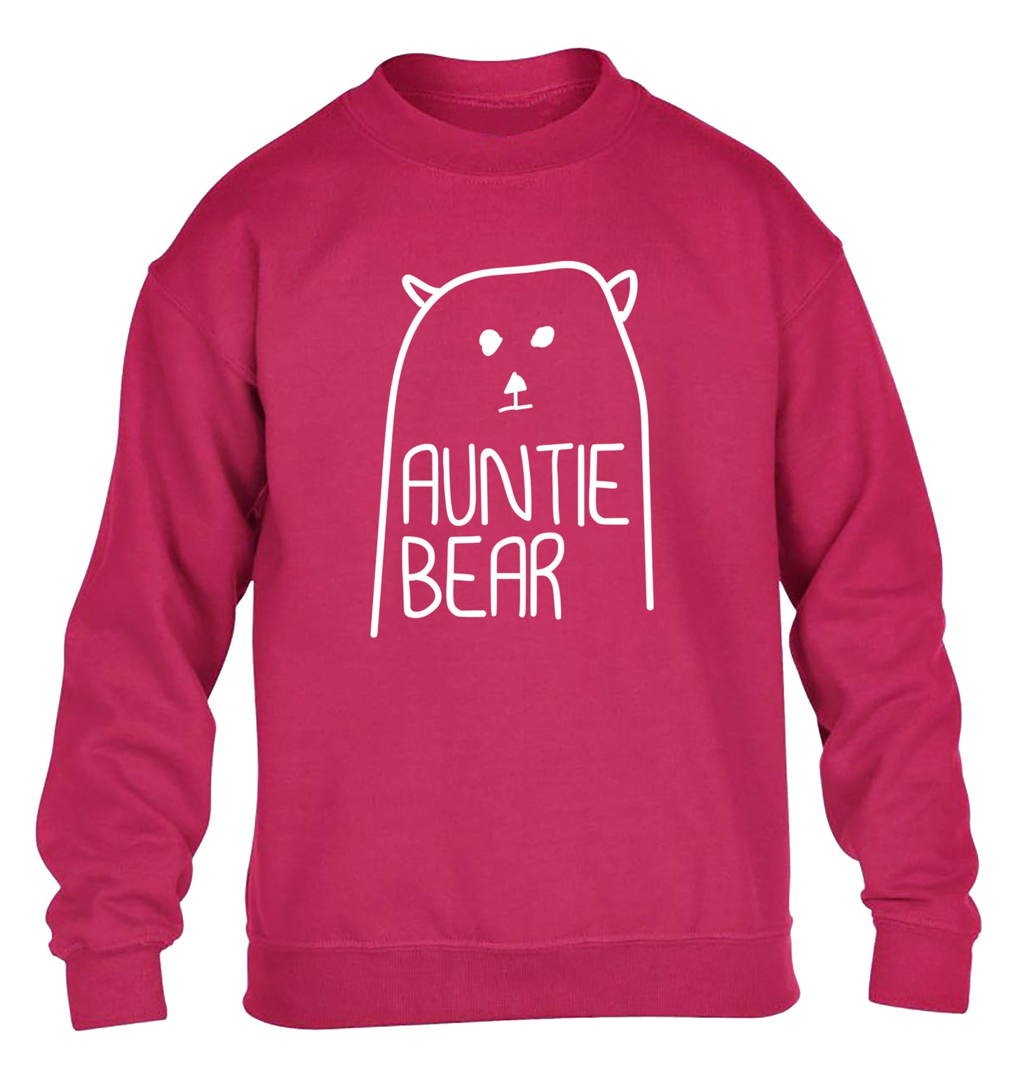Auntie bear children's pink sweater 12-13 Years