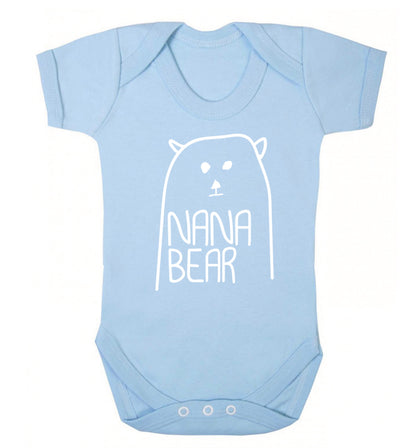 Nana bear Baby Vest pale blue 18-24 months