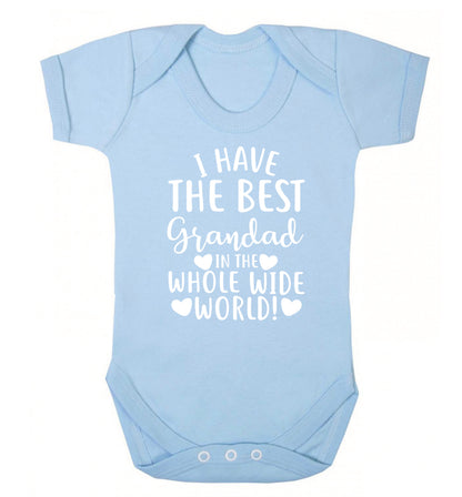 I have the best grandad in the whole wide world! Baby Vest pale blue 18-24 months