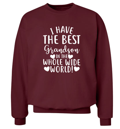 I have the best grandson in the whole wide world! Adult's unisex maroon Sweater 2XL