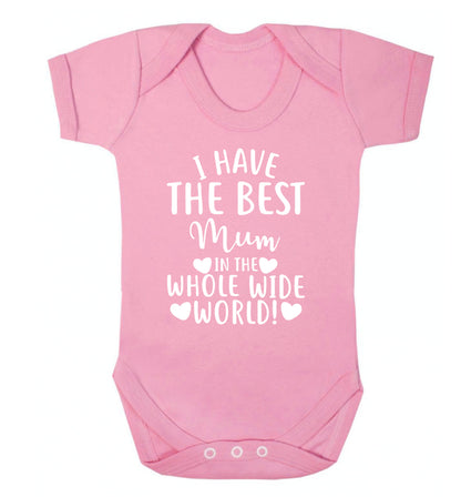 I have the best mum in the whole wide world! Baby Vest pale pink 18-24 months