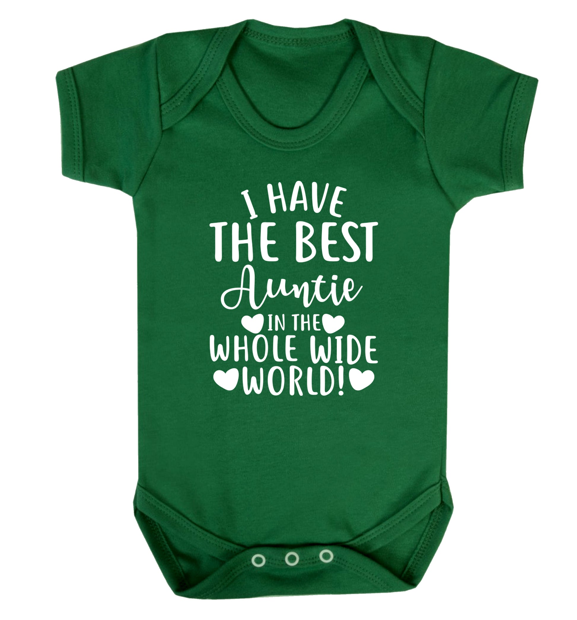 I have the best auntie in the whole wide world! Baby Vest green 18-24 months