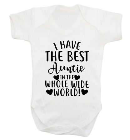 I have the best auntie in the whole wide world! Baby Vest white 18-24 months