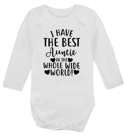 I have the best auntie in the whole wide world! Baby Vest long sleeved white 6-12 months