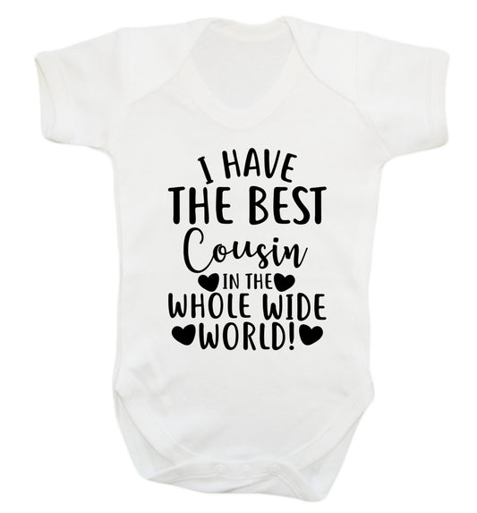 I have the best cousin in the whole wide world! Baby Vest white 18-24 months