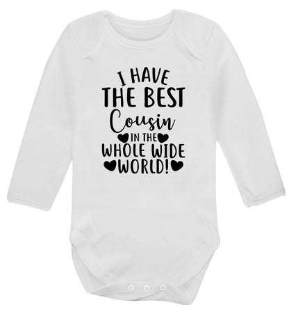 I have the best cousin in the whole wide world! Baby Vest long sleeved white 6-12 months