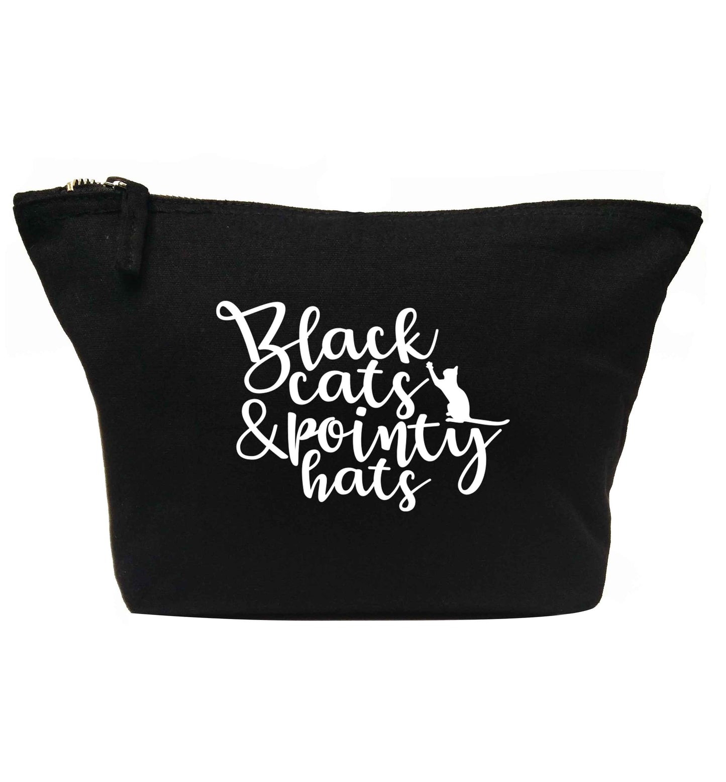 Black cats and pointy hats | Makeup / wash bag