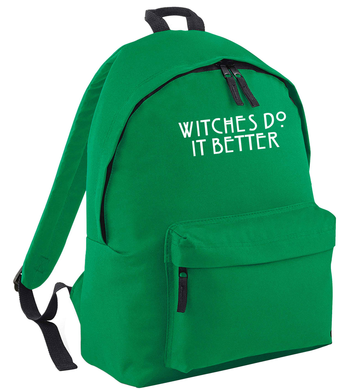 Witches do it better green adults backpack