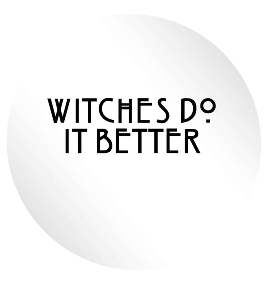 Witches do it better 24 @ 45mm matt circle stickers