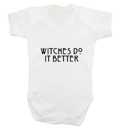 Witches do it better baby vest white 18-24 months
