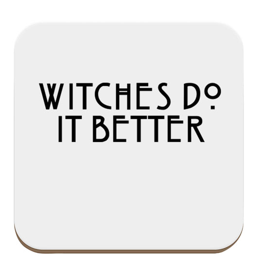 Witches do it better set of four coasters