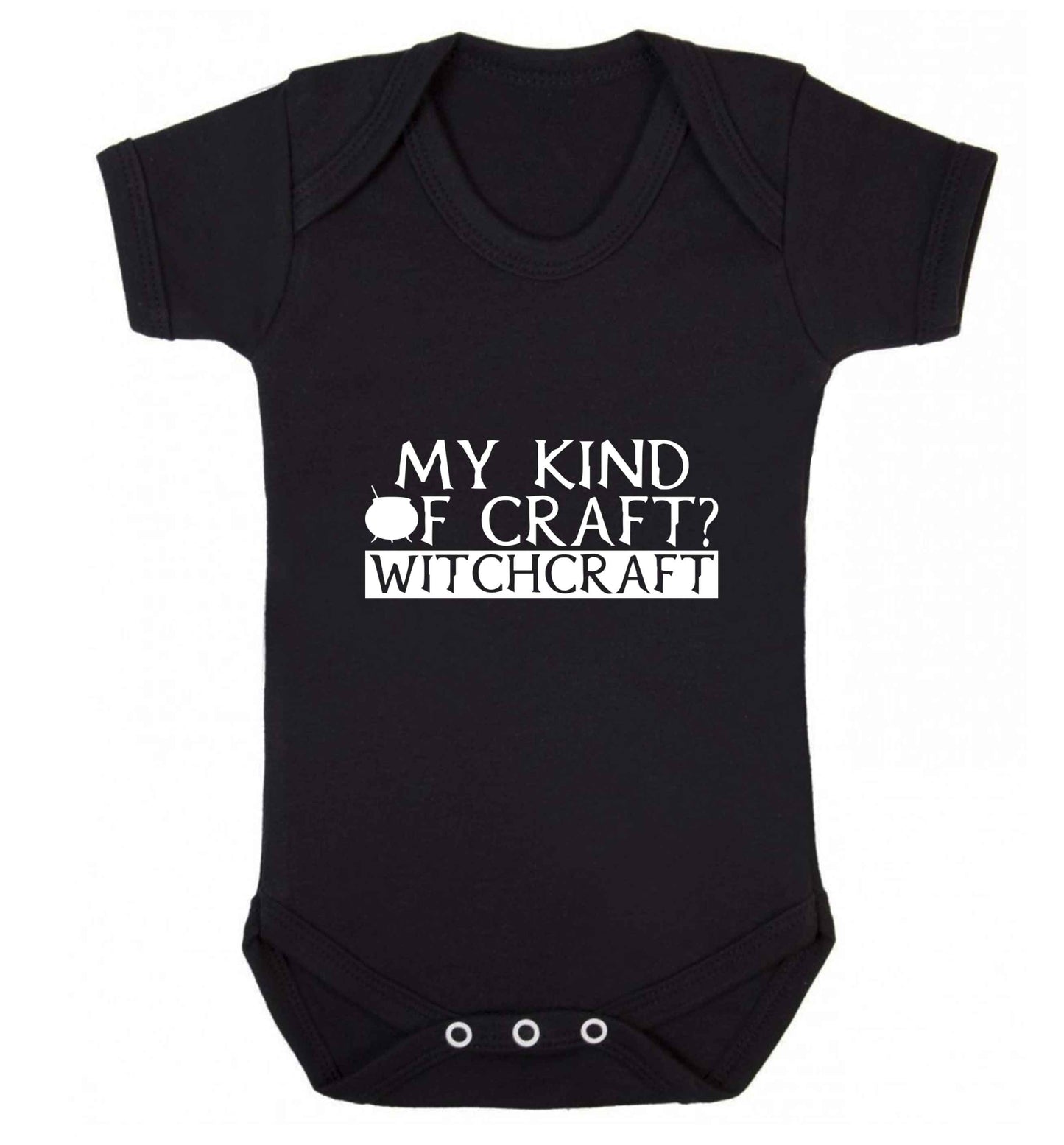 My king of craft? witchcraft  baby vest black 18-24 months