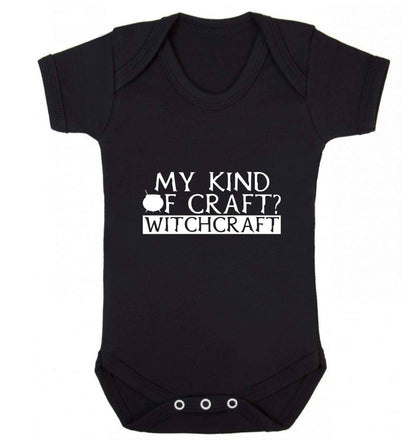 My king of craft? witchcraft  baby vest black 18-24 months