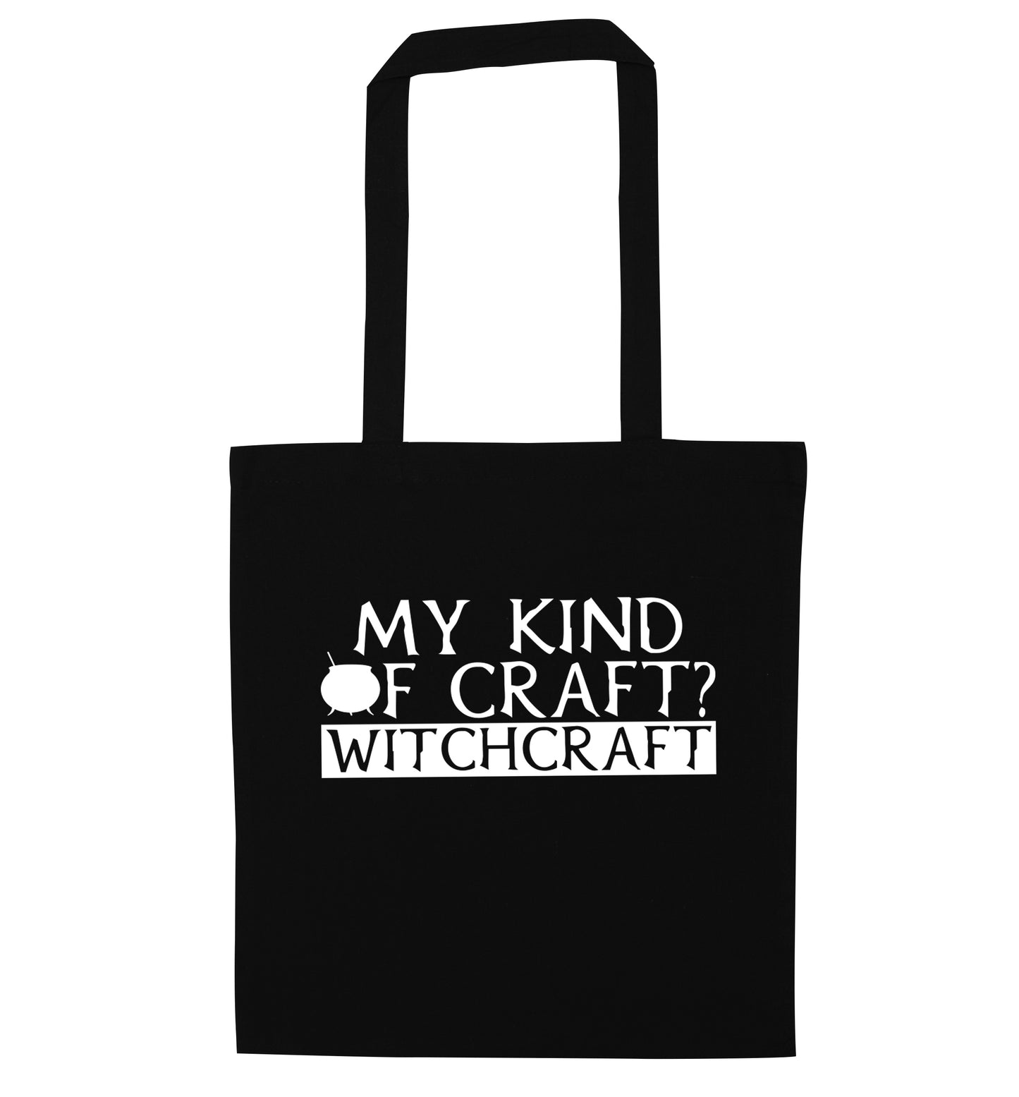 My favourite kind of craft? Witchcraft black tote bag