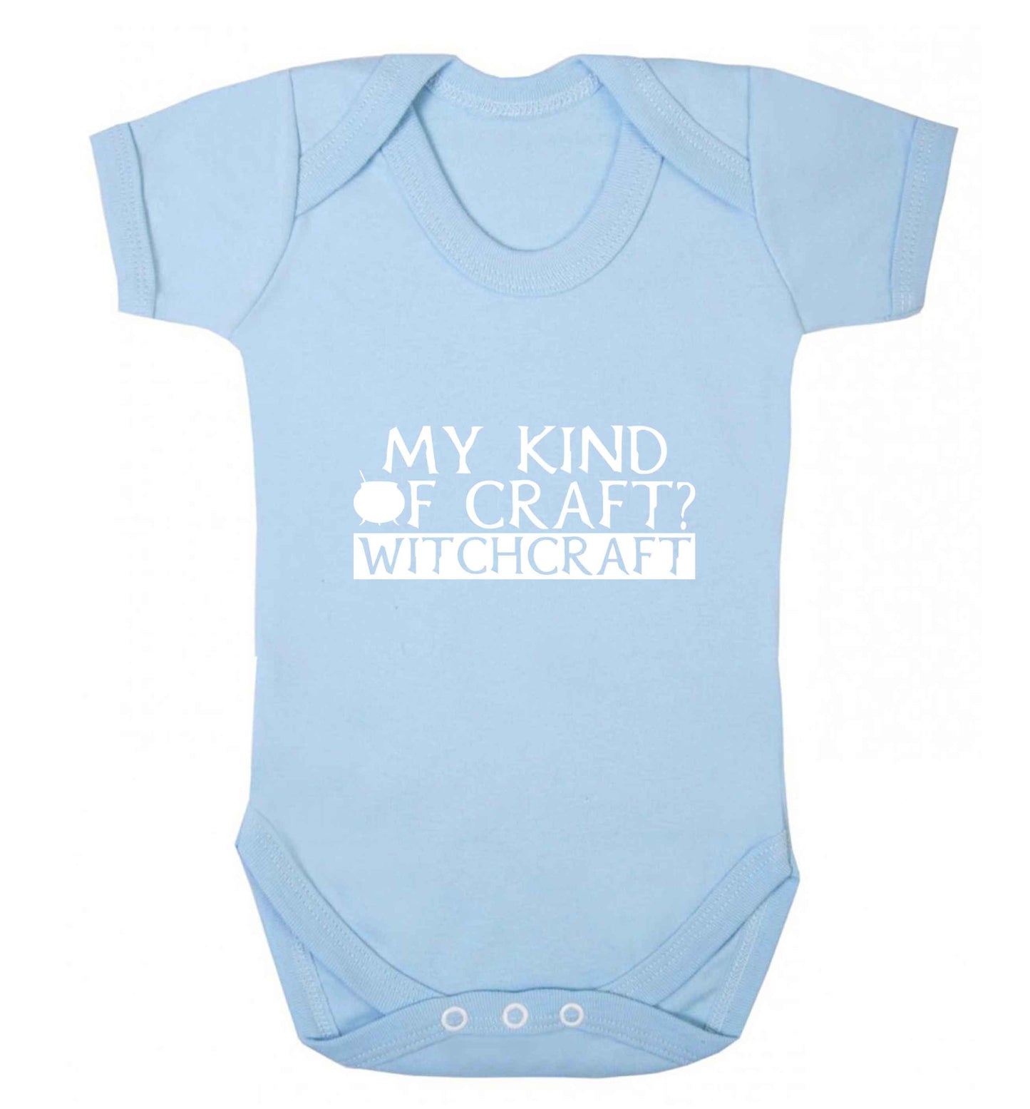 My king of craft? witchcraft  baby vest pale blue 18-24 months