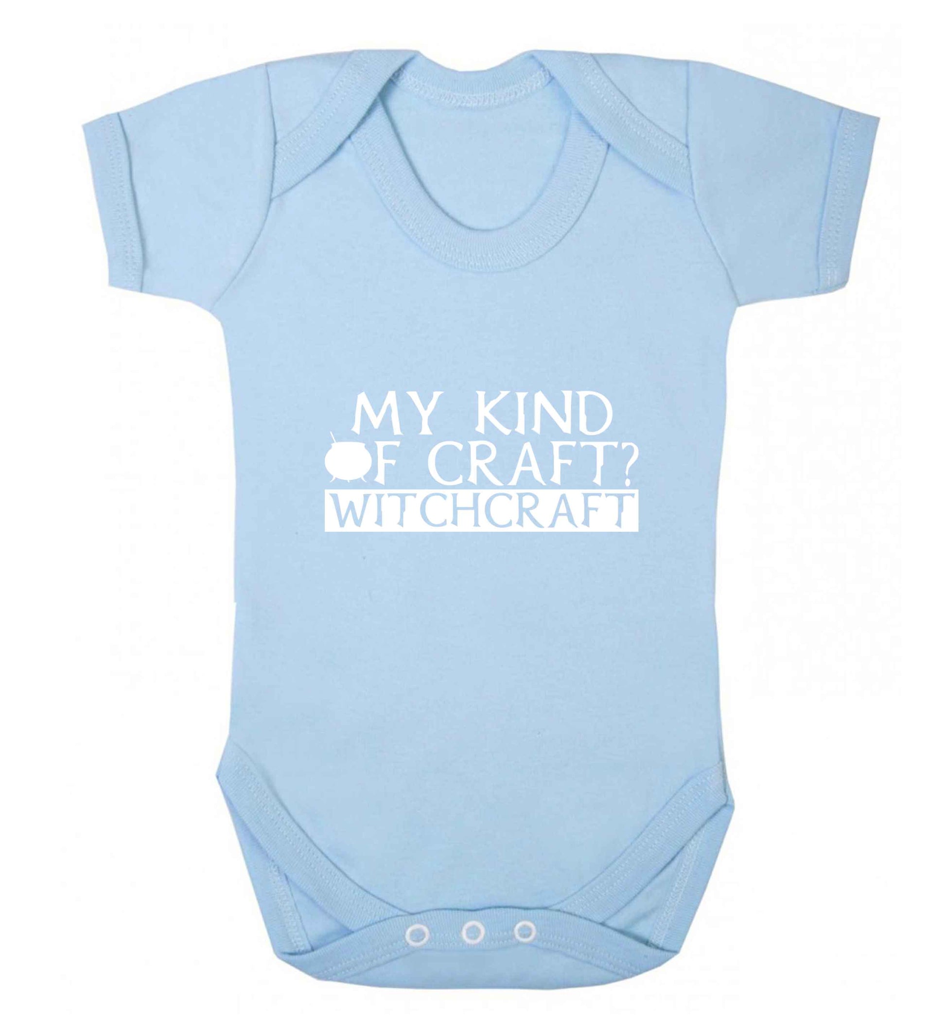 My king of craft? witchcraft  baby vest pale blue 18-24 months