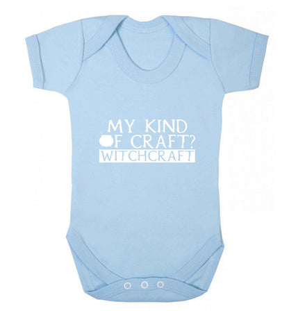 My king of craft? witchcraft  baby vest pale blue 18-24 months