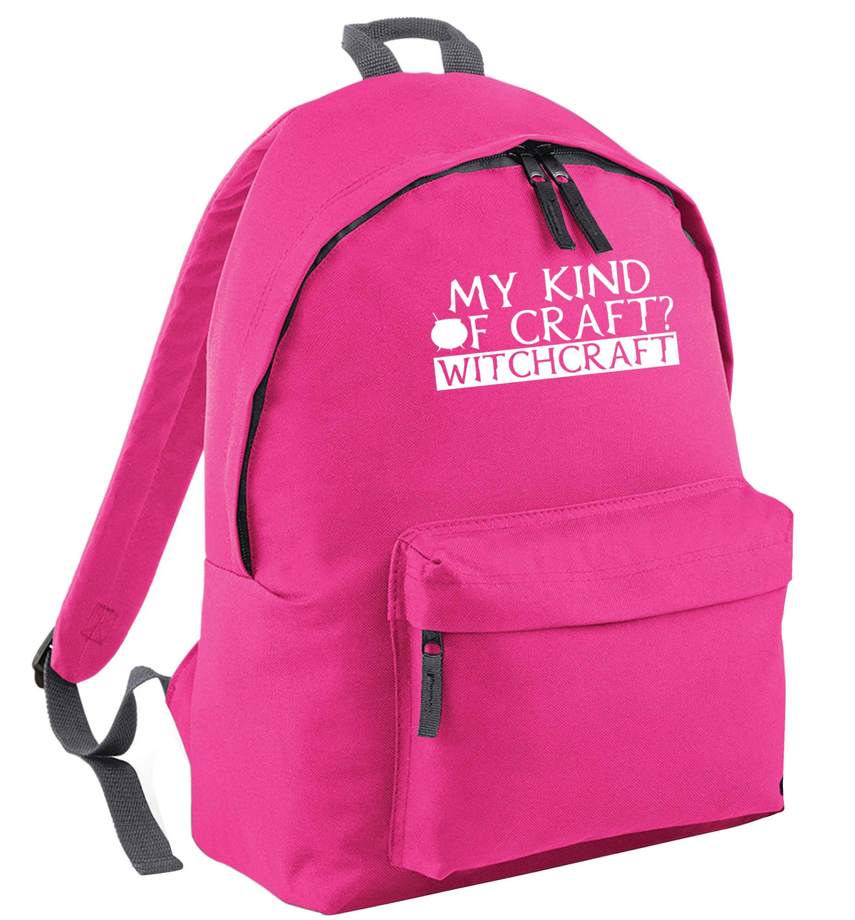 My king of craft? witchcraft  pink adults backpack