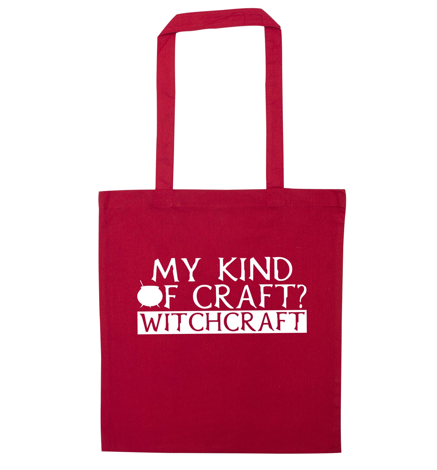 My favourite kind of craft? Witchcraft red tote bag